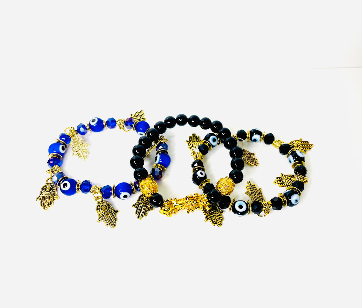 Crystal Power Beaded Bracelets - 3 Pack