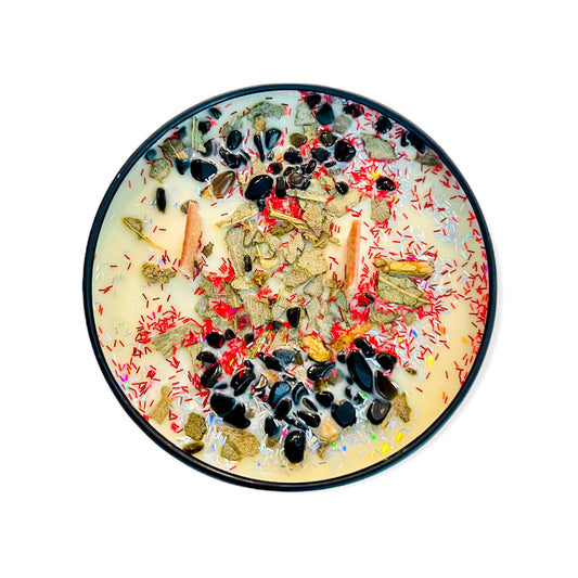 Flower Bomb Scented Intention Candle